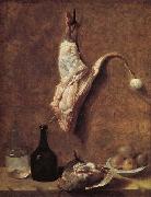 Jean Baptiste Oudry Still Life with Calf's Leg oil painting on canvas